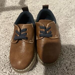 Cat & Jack Brown and Black Dress Shoes